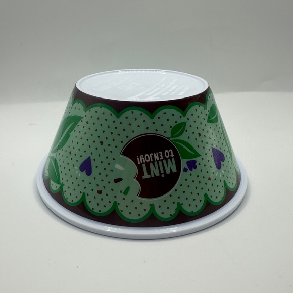 2020 Little Brownie Bakers Girl Scout Cookie Ice Cream Bowls Set of 2 Thin Mint - Picture 6 of 7